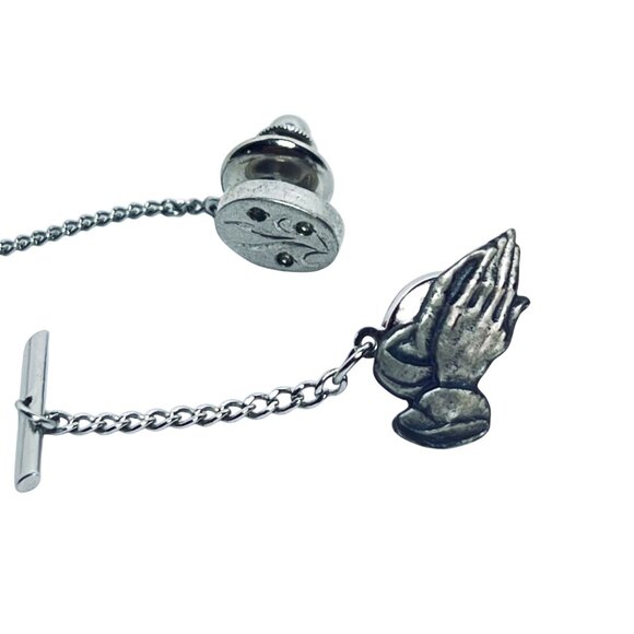 Vintage Detailed Tie Tacks Set Of 5 Unique Designs (6049) - Picture 2 of 6